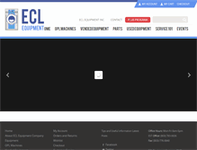 Tablet Screenshot of eclequipment.com
